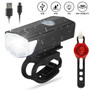 USB Rechargeable LED Bicycle Headlight Bike Head Light Front Rear Lamp Cycling USB Rechargeable LED Bicycle Headlight Bike Head Light Front Rear Lamp Cycling