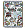Snowy Village Licensed Holiday 48"x 60" Woven Tapestry Throw by The Northwest Company(D0102HH1L2A.) Snowy Village Licensed Holiday 48"x 60" Woven Tapestry Throw by The Northwest Company(D0102HH1L2A.)