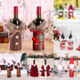 FengRise Christmas Decorations for Home Santa Claus Wine Bottle Cover Snowman Stocking Gift Holders Xmas Navidad Decor New Year(D0101HIR1SU.) FengRise Christmas Decorations for Home Santa Claus Wine Bottle Cover Snowman Stocking Gift Holders Xmas Navidad Decor New Year(D0101HIR1SU.)