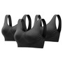 3 Pack Sport Bras For Women Seamless Wire free Bra Light Support Tank Tops For Fitness Workout Sports Yoga Sleep Wearing