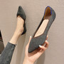 Princess Shoes Knitted Single Shoes Women's Flats Shoes New Style Pointed Toe Shallow Mouth Soft Sole Comfortable Women's Shoes Casual Shoes Princess Shoes Knitted Single Shoes Women's Flats Shoes New Style Pointed Toe Shallow Mouth Soft Sole Comfortable Women's Shoes Casual Shoes