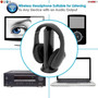 New TV Headphone Headset 5 in1 Wireless RF & Transmitter PC Audio System FM, Long Battery Life Surround Sound No Wire 5 Core HDP 3N1 New TV Headphone Headset 5 in1 Wireless RF & Transmitter PC Audio System FM, Long Battery Life Surround Sound No Wire 5 Core HDP 3N1
