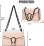 Crossbody Shoulder Square Purse For Women - Fashion Embossed Snake-Print Leather Handbag Metal Chain satchel Tote Bag  Crossbody Shoulder Square Purse For Women - Fashion Embossed Snake-Print Leather Handbag Metal Chain satchel Tote Bag