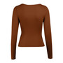 Autumn Sexy Women Blouses Chest Cutout Long-sleeved Ribbed Solid Color Tops Women Casual Tops Sexy Hollow Out Blouses Autumn Sexy Women Blouses Chest Cutout Long-sleeved Ribbed Solid Color Tops Women Casual Tops Sexy Hollow Out Blouses