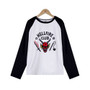 Hellfire Club Women Long Sleeve T Shirt Stranger  4 Youth Baseball Tee Summer Fashion Graphic Tee Halloween Vintage Tops