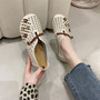 Women Soft Leather Hole Shoes Casual Retro Loafers Sandals Summer Ethnic Style Flowers Flat Hollow Cozy Lightweight Spring Summer Autumn Women Soft Leather Hole Shoes Casual Retro Loafers Sandals Summer Ethnic Style Flowers Flat Hollow Cozy Lightweight Spring Summer Autumn