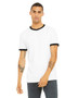 Men's Jersey Short-Sleeve Ringer T-Shirt - WHITE/ BLACK - S Men's Jersey Short-Sleeve Ringer T-Shirt - WHITE/ BLACK - S