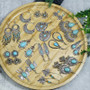 Boho Drop Vintage Drop Earrings Acrylic Turquoise Earrings Women's Elegant Jewelry Women's Accessories