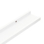 Wall Shelves 4 pcs White 31.5"x3.5"x1.2" Wall Shelves 4 pcs White 31.5"x3.5"x1.2"