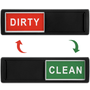 2 Pack Dishwasher Magnet Clean Dirty Sign Shutter Only Changes When You Push It Non-Scratching Strong Magnet Options Indicator