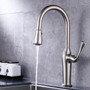 ODBO 7505 Kitchen Faucet Pull Down Single Level Stainless Steel, Kitchen Sink Faucet with Pull Down Sprayer, Single Handle High Arc Pull out Kitchen Faucet ODBO 7505 Kitchen Faucet Pull Down Single Level Stainless Steel, Kitchen Sink Faucet with Pull Down Sprayer, Single Handle High Arc Pull out Kitchen Faucet