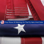 American Flag 10x15 ft 8x12 ft 6x10 ft 5x8 ft 4x6 ft 3x5 ft  2x3 ft Outdoor Heavy Duty Embroidered Stars USA Flag Sewn Stripes Fade Resistance Brass Grommets All Weather UV Active