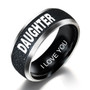 Engraving Text LOVE MOM DAD SON DAUGHTER Jewelry