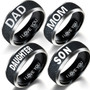 Engraving Text LOVE MOM DAD SON DAUGHTER Jewelry