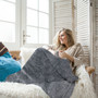 59 Plus 31in USB Heated Blanket Poncho Shawl