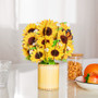 1pc 3D Pop Up Flower Greeting Card With Envelope Sunflower Bouquet Gift