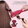 Hair Waver Iron Beach Waver Wand Hair Crimper Hair Waver Barrel Curling Iron 1 Inch PTC Heater Auto Shut-Off Adjustable Easy Shap Long Lasting Heat Dual Voltage Hair Waver Iron Beach Waver Wand Hair Crimper Hair Waver Barrel Curling Iron 1 Inch PTC Heater Auto Shut-Off Adjustable Easy Shap Long Lasting Heat Dual Voltage