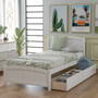Twin size Platform Bed with Two Drawers Twin size Platform Bed with Two Drawers