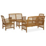 5 Piece Garden Lounge Set Solid Acacia Wood 5 Piece Garden Lounge Set Solid Acacia Wood