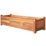 Garden Raised Beds 2 pcs Acacia Wood 39.4"x11.8"x9.8" Garden Raised Beds 2 pcs Acacia Wood 39.4"x11.8"x9.8"
