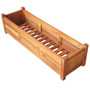 Garden Raised Beds 2 pcs Acacia Wood 39.4"x11.8"x9.8" Garden Raised Beds 2 pcs Acacia Wood 39.4"x11.8"x9.8"