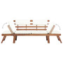 Garden Bench with Cushions 2-in-1 74.8” Solid Acacia Wood Garden Bench with Cushions 2-in-1 74.8” Solid Acacia Wood