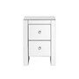 Mirrored Nightstand End Tables with 2/3/4-Drawer, Silver Modern Beside Table, Mirror Accent Side Table for Bedroom, Living Room Mirrored Nightstand End Tables with 2/3/4-Drawer, Silver Modern Beside Table, Mirror Accent Side Table for Bedroom, Living Room