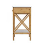 Bamboo Nightstand, Wood End Table with Drawer, Storage Shelf, X-Shape Frame, Side Table for Living Rooms, Bedrooms, Offices XH Bamboo Nightstand, Wood End Table with Drawer, Storage Shelf, X-Shape Frame, Side Table for Living Rooms, Bedrooms, Offices XH