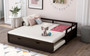 Extending Daybed with Trundle, Wooden Daybed with Trundle Extending Daybed with Trundle, Wooden Daybed with Trundle