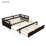 Extending Daybed with Trundle, Wooden Daybed with Trundle Extending Daybed with Trundle, Wooden Daybed with Trundle