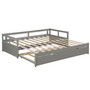Extending Daybed with Trundle, Wooden Daybed with Trundle Extending Daybed with Trundle, Wooden Daybed with Trundle