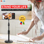 Phone Holder Stand for Desk Cellphone Stands for Mobile Round Base Boom Video Call Conference Portable 5 Core ZM 18 Phone Holder Stand for Desk Cellphone Stands for Mobile Round Base Boom Video Call Conference Portable 5 Core ZM 18