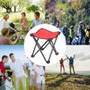 Outdoor Picnic Foldable Multi-function Rolling Cooler Upgraded Stool Red XH Outdoor Picnic Foldable Multi-function Rolling Cooler Upgraded Stool Red XH