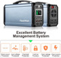 300W Solar Generator, FlashFish 60000mAh Portable Power Station Camping Potable Generator, CPAP Battery Recharged by Solar Panel/Wall Outlet/Car, 110V AC Out/DC 12V /QC USB Ports for CPAP Camp Travel 300W Solar Generator, FlashFish 60000mAh Portable Power Station Camping Potable Generator, CPAP Battery Recharged by Solar Panel/Wall Outlet/Car, 110V AC Out/DC 12V /QC USB Ports for CPAP Camp Travel
