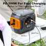 320W Portable Power Station, Flashfish 292Wh 80000mAh Solar Generator Backup Power With AC/DC/100W PD Type-c/QC3.0/Wireless Charger /Flashlight, CPAP Battery Pack Emergency Power Supply Battery Powere 320W Portable Power Station, Flashfish 292Wh 80000mAh Solar Generator Backup Power With AC/DC/100W PD Type-c/QC3.0/Wireless Charger /Flashlight, CPAP Battery Pack Emergency Power Supply Battery Powere