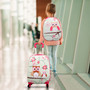2 PCS Kids Luggage Set, 12" Backpack and 16" Spinner Case with 4 Universal Wheels, Travel Suitcase for Boys Girls 2 PCS Kids Luggage Set, 12" Backpack and 16" Spinner Case with 4 Universal Wheels, Travel Suitcase for Boys Girls