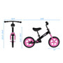 Kids Balance Bike Height Adjustable Pink YF