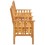 Garden Chairs with Tea Table 62.5"x24"x36.2" Solid Acacia Wood Garden Chairs with Tea Table 62.5"x24"x36.2" Solid Acacia Wood