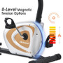 Recumbent 8 Level Adjustable Magnetic Resistance Fitness Exercise Bicycle