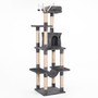 GIVENUSMYF Cat Tree Cat Tower 69" Indoor Multistory Cat Tree, Cat Condo with Hammock and sisal Covered Scratch Post, Cat Climbing Frame and Toys for Play Breaks for Larger Cats GIVENUSMYF Cat Tree Cat Tower 69" Indoor Multistory Cat Tree, Cat Condo with Hammock and sisal Covered Scratch Post, Cat Climbing Frame and Toys for Play Breaks for Larger Cats