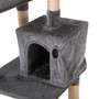 GIVENUSMYF Cat Tree Cat Tower 69" Indoor Multistory Cat Tree, Cat Condo with Hammock and sisal Covered Scratch Post, Cat Climbing Frame and Toys for Play Breaks for Larger Cats GIVENUSMYF Cat Tree Cat Tower 69" Indoor Multistory Cat Tree, Cat Condo with Hammock and sisal Covered Scratch Post, Cat Climbing Frame and Toys for Play Breaks for Larger Cats