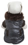 Ultra Fur 'Track-Collared' Metallic Pet Jacket Ultra Fur 'Track-Collared' Metallic Pet Jacket