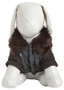 Ultra Fur 'Track-Collared' Metallic Pet Jacket Ultra Fur 'Track-Collared' Metallic Pet Jacket