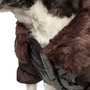 Ultra Fur 'Track-Collared' Metallic Pet Jacket Ultra Fur 'Track-Collared' Metallic Pet Jacket
