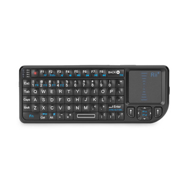 Rii K01V3 Mini Wireless Keyboard with Backlit, 2.4GHz RF, Touchpad and Laser Pointer