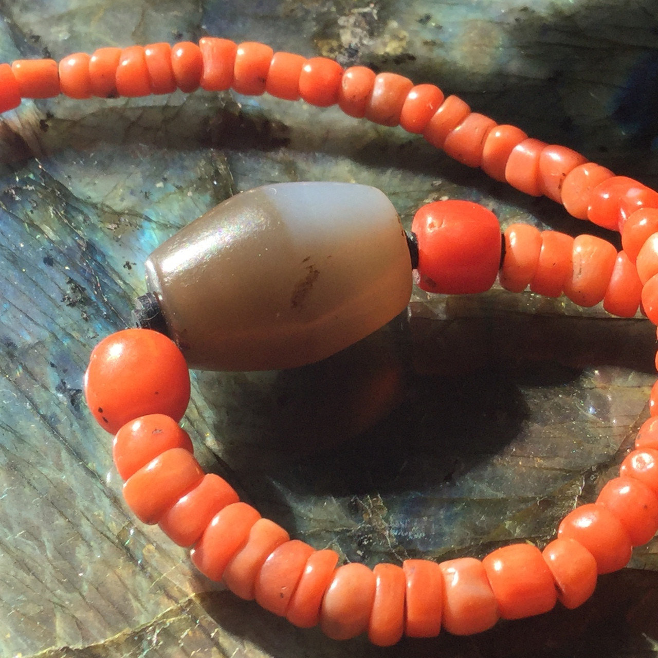 ancient coral beads