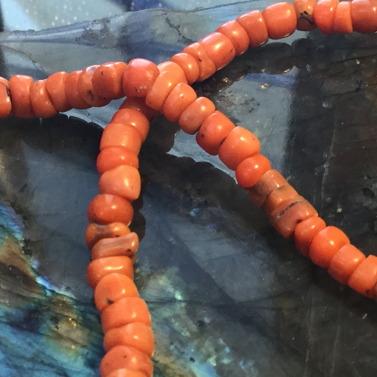 ancient coral beads