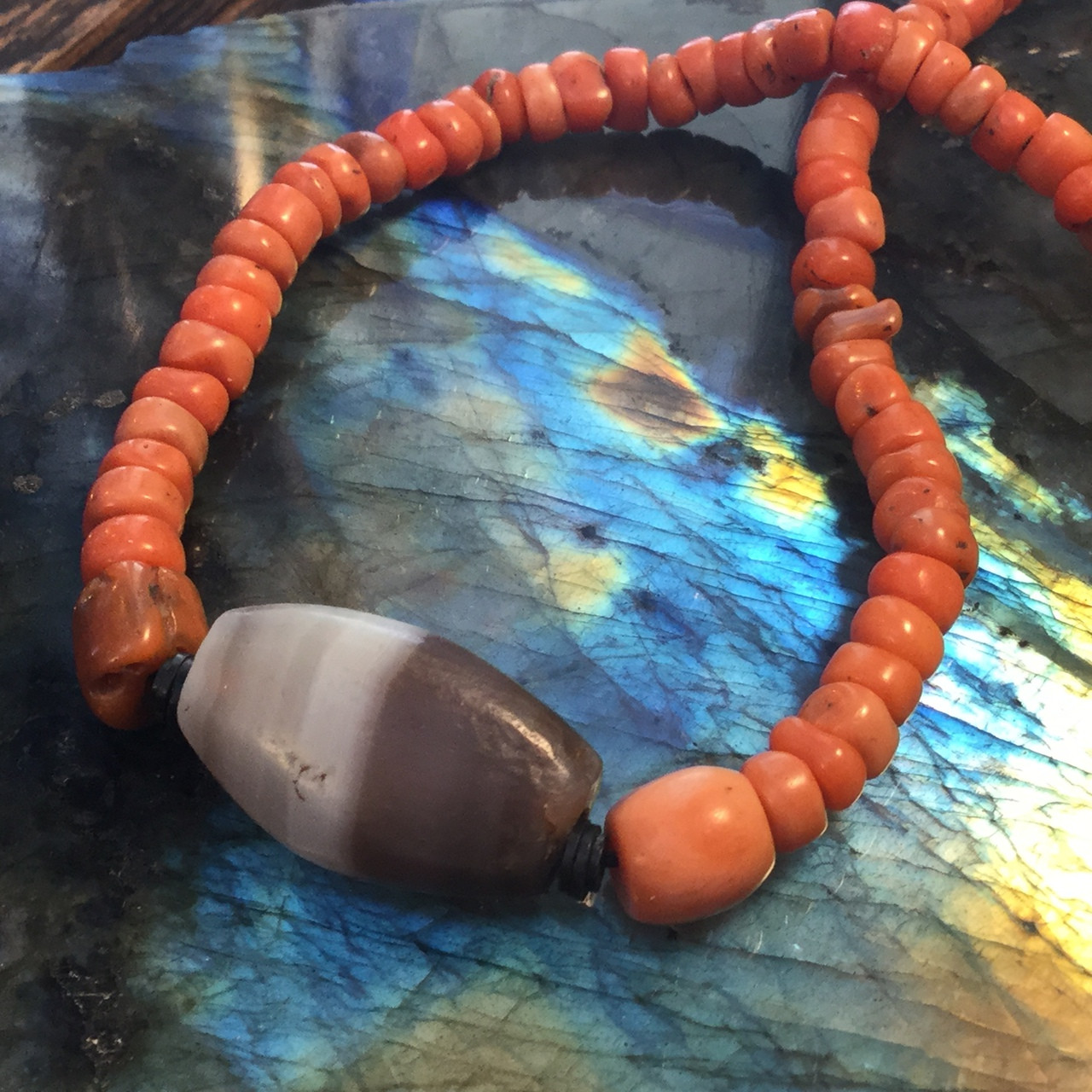 ancient coral beads