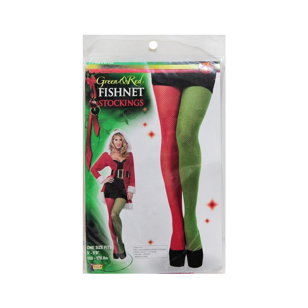 Adults Christmas Fishnet Stockings - 5 