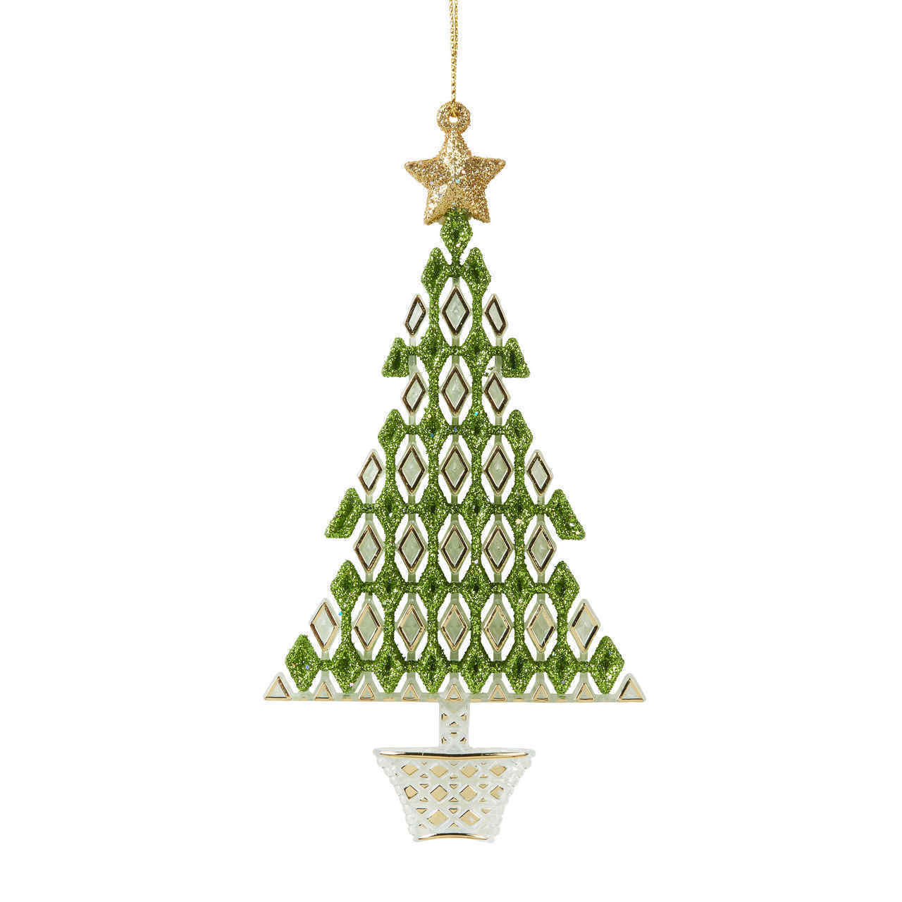 Classic Christmas Tree Hanging Ornament